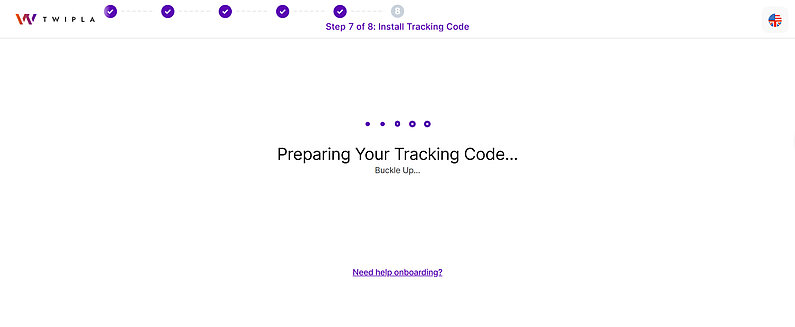 Vorbereitung Ihres Tracking-Codes