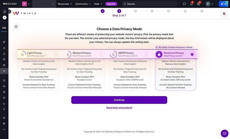 Wählen Sie Ihre Datenschutzpräferenz