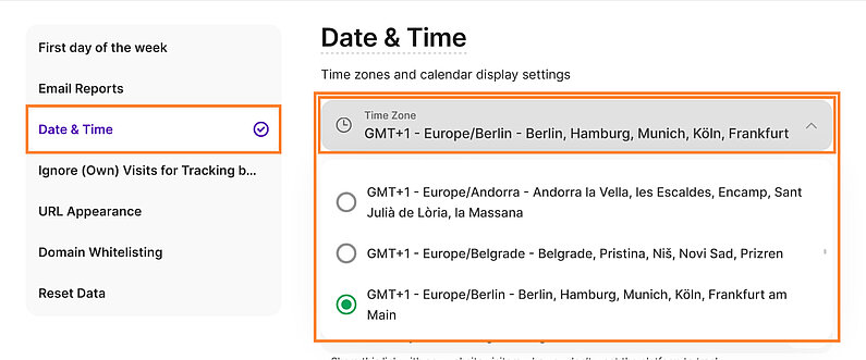 Set Your Local Time Zone Set Your Local Time Zone