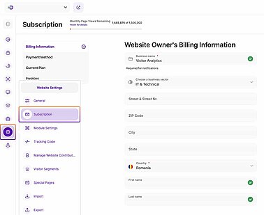 Changing Subscription Changing Subscription