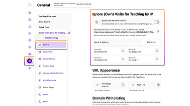 Website Settings Ignore Own Visits Website Settings Ignore Own Visits